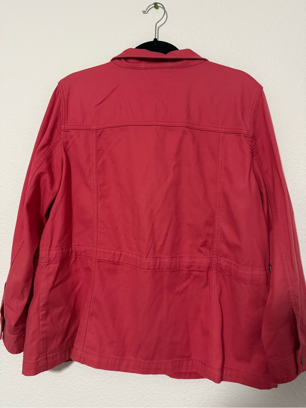 Talbots Women's Raspberry Pink Utility Jacket - Picture 9 of 15